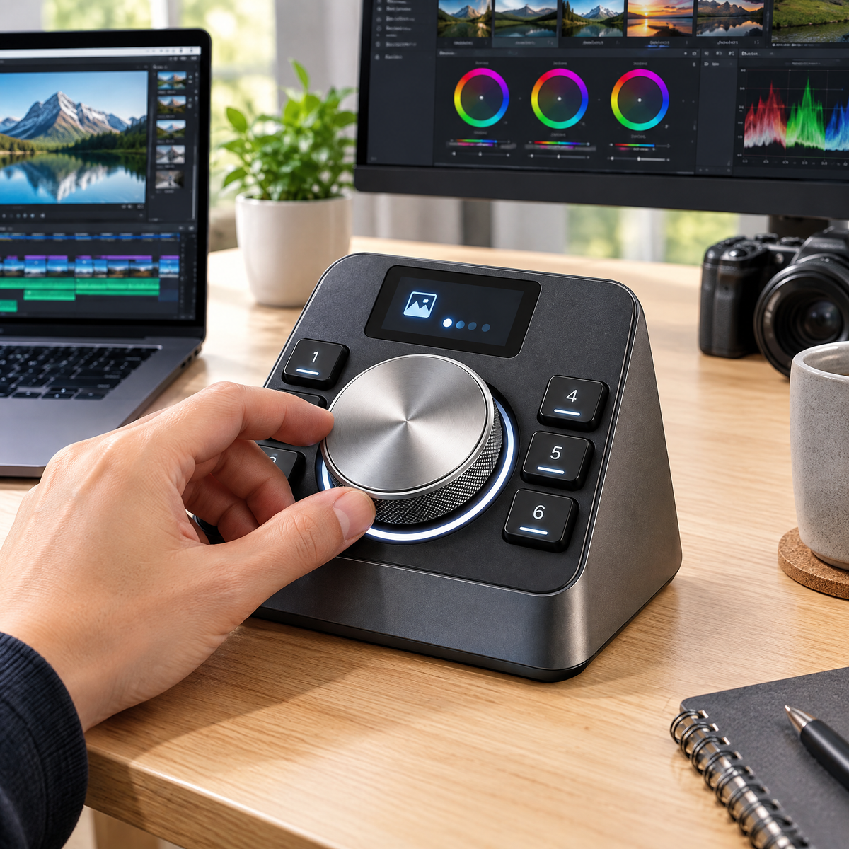 Jeremiahap™ FlowDial Programmable Desktop Control Console