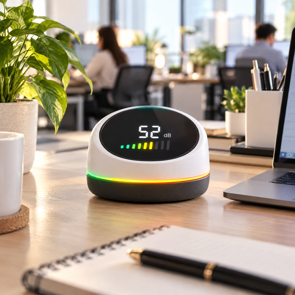 Jeremiahap™ QuietMeter Visual Office Noise Monitor alternate view