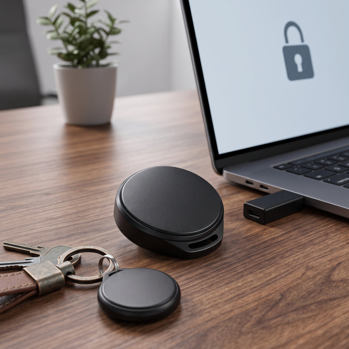 Jeremiahap™ ProxiKey Automatic Workstation Lock Beacon